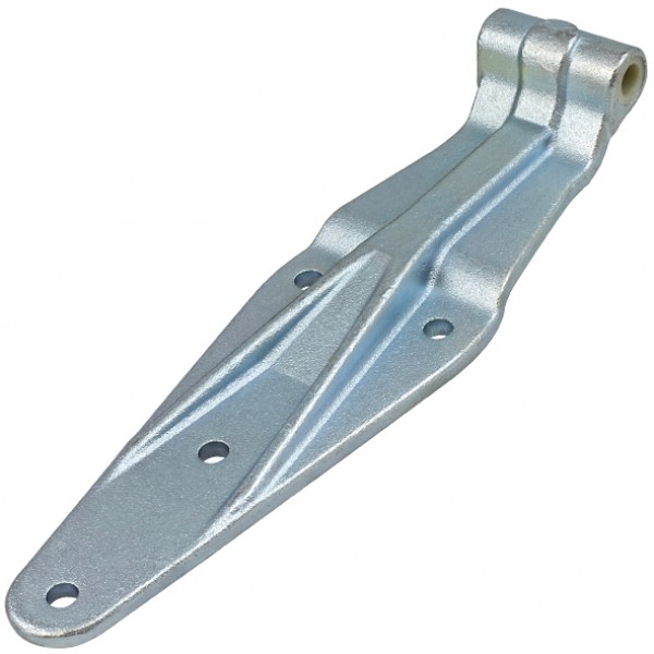 Pressed Door Hinge Blade, 4 Hole Steel Plated.